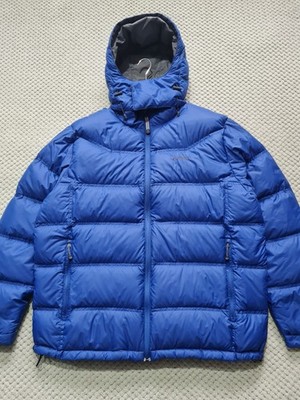 Rohan Nightfall Jacke Herren Large Blau 800 Füllung Gänsedaunen Puffer Kapuze Mantel L