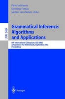 Grammatical Inference: Algorithms And Applications Pieter Adriaans