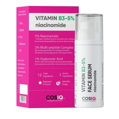 Cos-IQ 5% Niacinamide Face Serum for Clear Glowing Skin 30ml