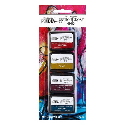 Spellbinders - BetterPress Ink Mini Set - Earthy, BPI-054