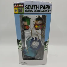 South Park 3 Piece Christmas Ornaments Kurt S Adler Comedy Central 2008