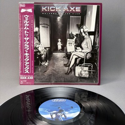 Kick Axe - Welcome To The Club Japan Press Vinyl LP Schallplatte Heavy Metal OBI