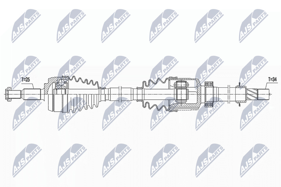 Right Front Drive Shaft For Dacia Duster 1.5 DCI 391004692R - Image 4