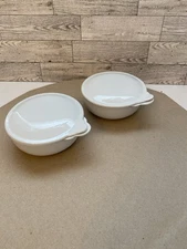 VTG Fairwinds White Individual Soup Bowls & Lid