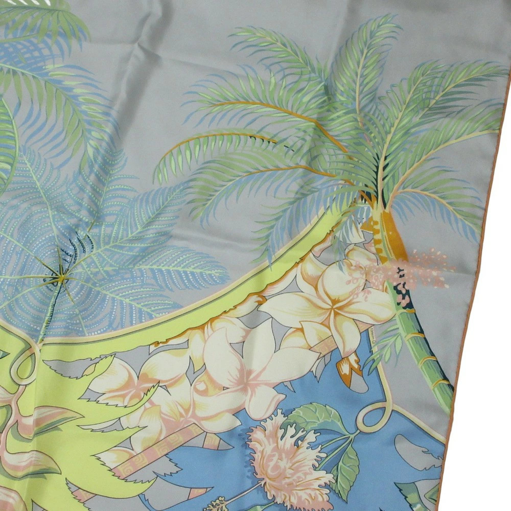 Hermes Aloha Rectangular Silk Scarf Large Stole L… - image 8
