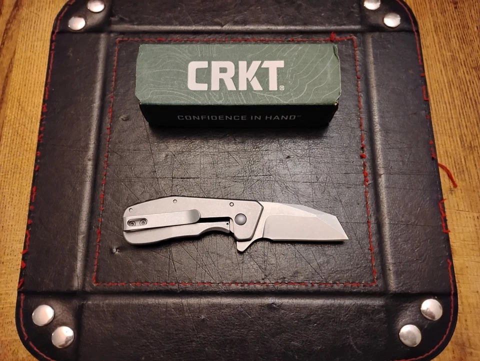 CRKT Razelcliffe Compact Knife Ball Bearing Pivot G10 Handle 2" D2 Blade 2.4 OZ - Image 2 of 4