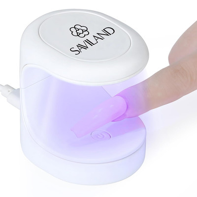 Mini Nail Lamp, Quick-Dry Gel Nail Lamp 16W, Portable U V Light for Easy and Fas