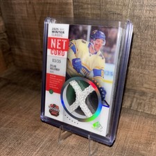 2025-26 SP Game Used Winter Classic Net Cord Dylan Holloway 3/35