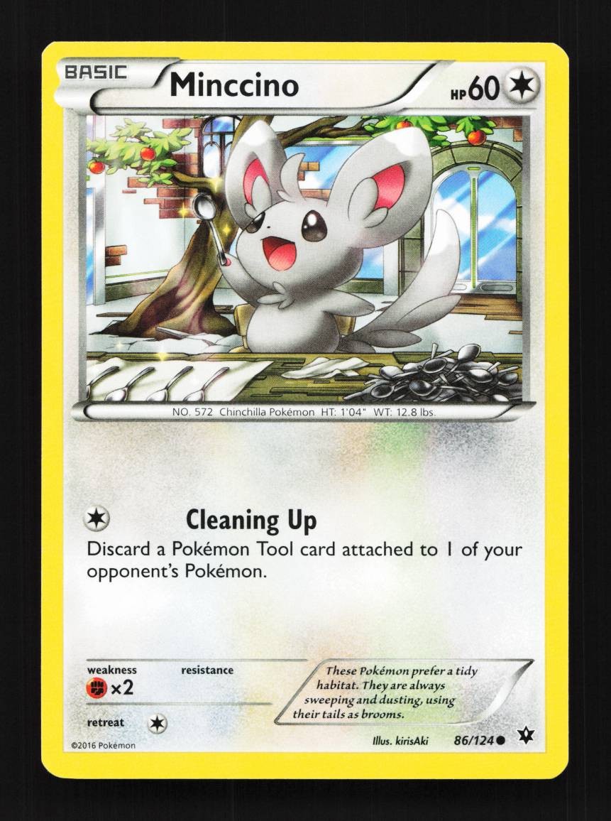 Minccino 86/124 LP Fates Collide English Pokemon Card TCG