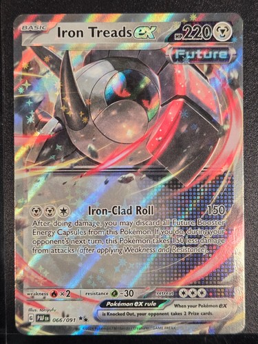 Iron Treads ex #66 Pokemon Paldean Fates (NM)