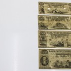 1861-1862 Bank of West Tennessee Notes $1 $5 $10 $20 $50 $100 Lot of 7 #C854-3 — photo 7