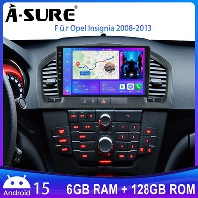 8Core Android 15 6+128G CarPlay Autoradio GPS Navi Für Opel Insignia A 2008-2012