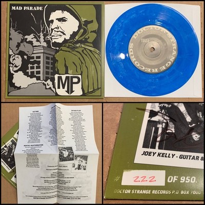 MAD PARADE mp 7  Blue Vinyl /#d Signed-Virgin Circus Coroners Report The Steps