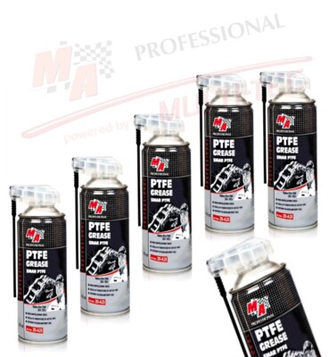 [EUR 12,48/L] 12 x 400 ml MA Teflonspray PTFE Grease Haftschmier Spray Sprühfett