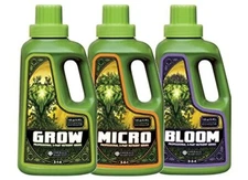 Emerald Harvest GL56723870.878.886 Grow, Micro, Bloom Combo, 0.95 L fertilizers,