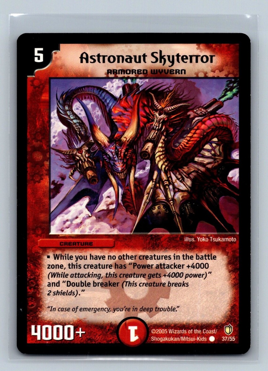 Duel Masters TCG - Astronaut Skyterror 37/55 - THUNDERCHARGE | eBay
