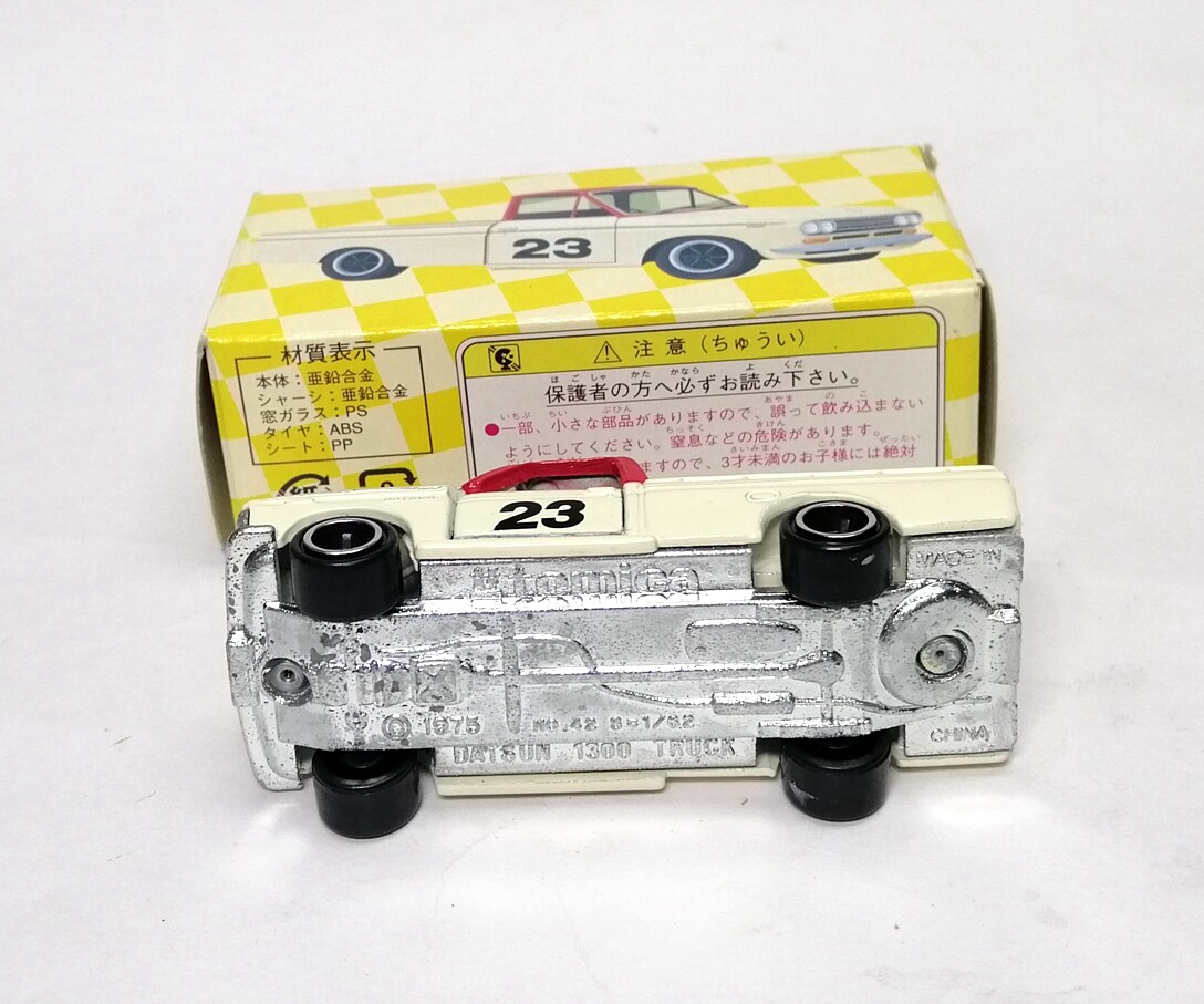 Tomica Datsun 1300 Truck 521 #23 1/62 Tomy 42 New | eBay