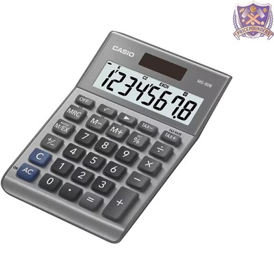 User-Friendly 8-Digit Business Calculator with Backspace and Currency Functions