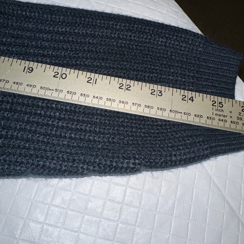 VINTAGE Blair maglione maglia cardigan donna L blu navy scollo a V anni 90 Grandmacore - Foto 9 di 10