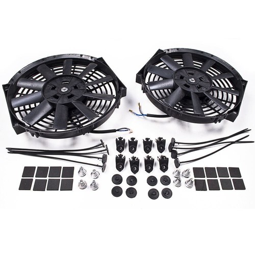 UNIVERSAL PUSH PULL 12V RACE RALLY DRIFT ELECTRIC RADIATOR 8" 12" 14" 16" FANS - Picture 45 of 50