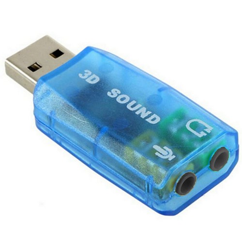 Sound Card Durable Plug Play Stereo Sound External Sound Card Adjustable - Afbeelding 12 van 13