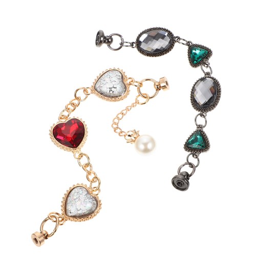 2 szt. Love Biżuteria Bransoletka Etui na telefon Brelok Charm Mobile Charms