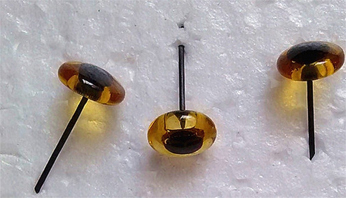 Cupola Vetro Occhi Di Vetro 30mm Per Artigianato - 3 Paia Colorate Per Amigurumi E Sculture Occhi 30mm Amigurumi - Foto 4