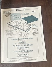 Vintage Parker Co. Photo Album Scrapbook 35H Brown - NEW SEALED