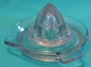 Vintage EASLEY’S IMPROVED Glass Reamer PATENT MARCH 6, 1900 Diameter 4” & 5.5”