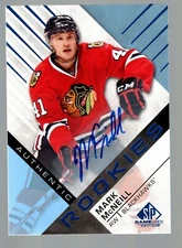 2016-17 SP Game Used Autographs Blue #196 Mark McNeill 
