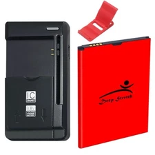 Long Lasting 4520mAh Battery Wall Charger Bracket for Verizon LG Stylo 2 V VS835