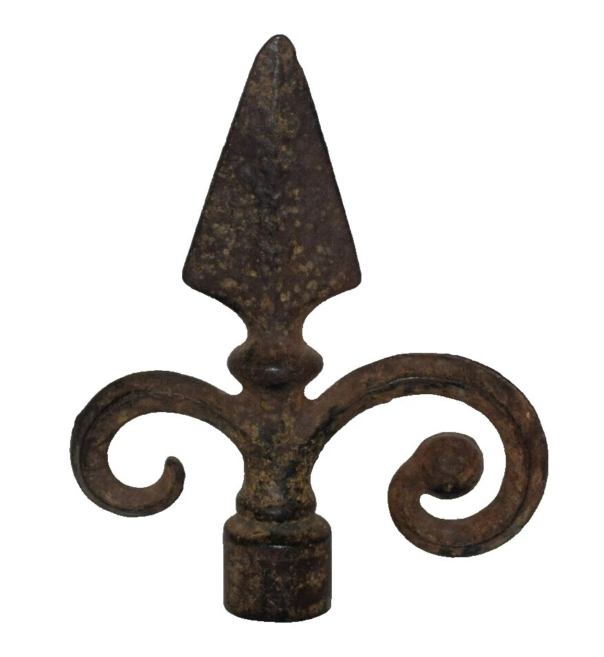 棕色建筑与花园古董铸铁 1900s 十年