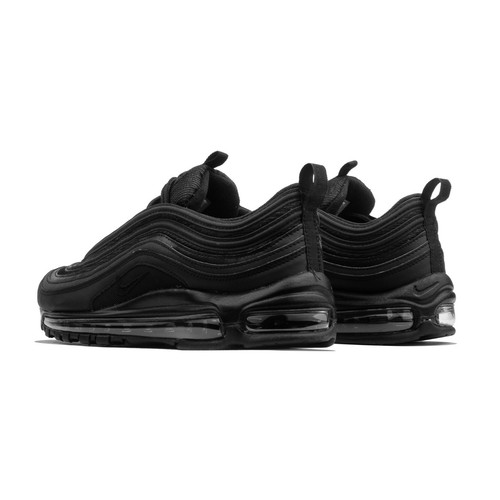 Nike Air Max 97 Retro Sneakers Triple Black ReflectIve Trainers Men New Shoes - Picture 3 of 8