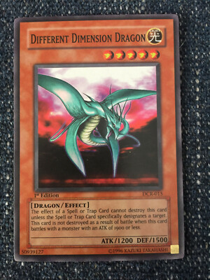 Yu-Gi-Oh! TCG Different Dimension Dragon DCR-015 1st Edition NM