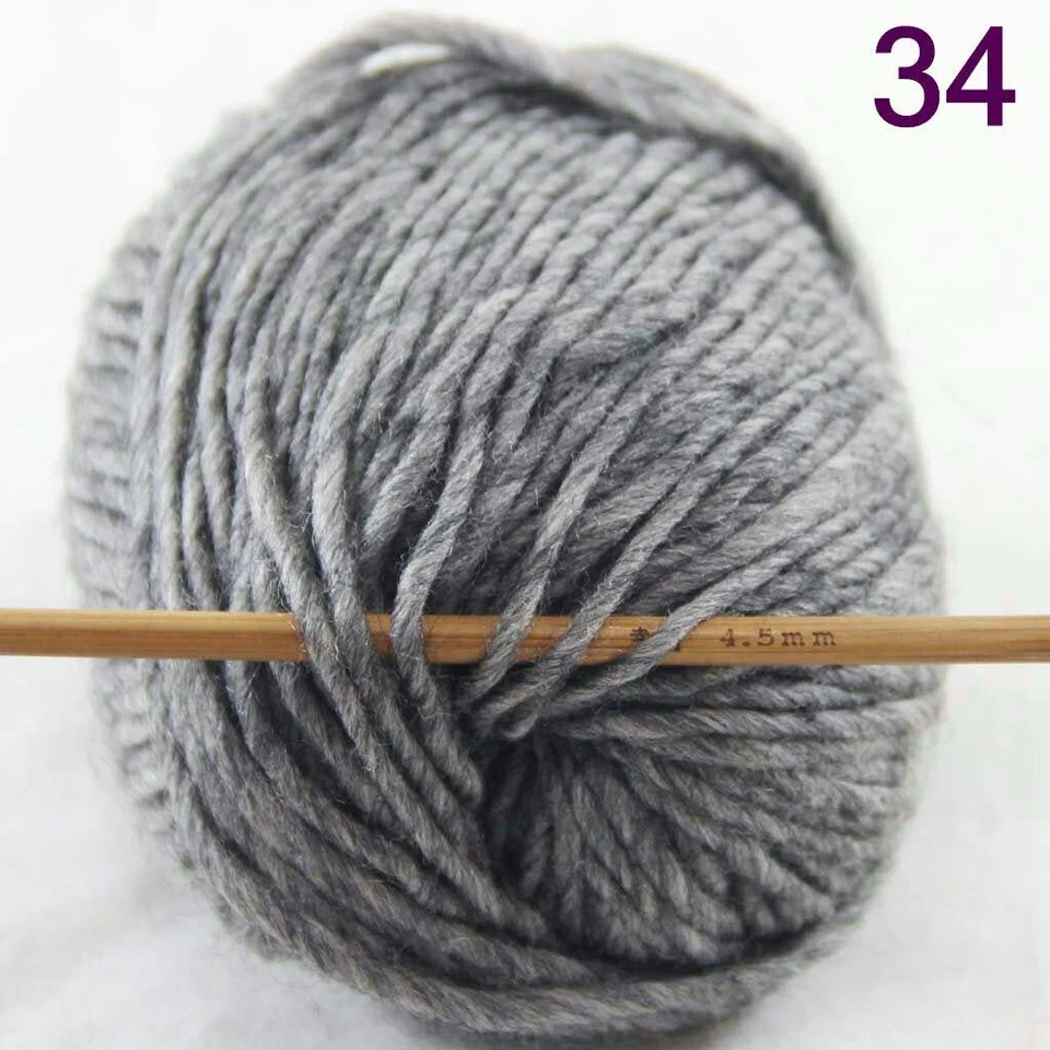 Luxurious 8Ballsx50g Multi Color ThickDIY Knitting Knitwear Woolen Sock Yarn 834 - Image 3 of 4