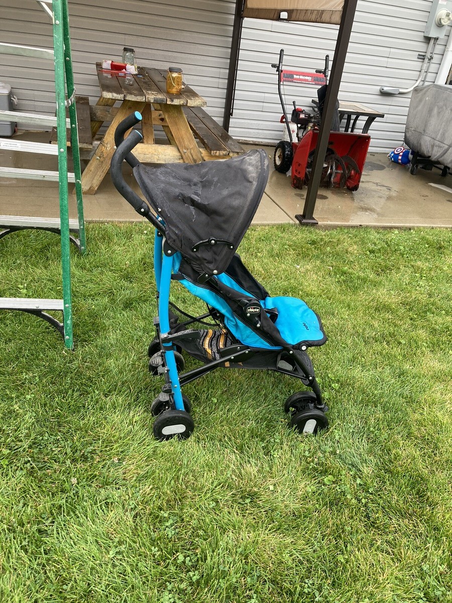 chicco stroller blue