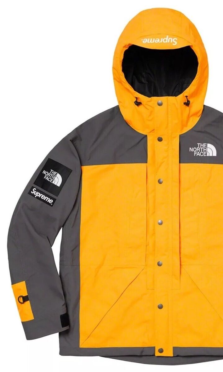 Supreme x The North Face Jacket and VEST Mens M Yellow RTG Gore-Tex TNF GOLD