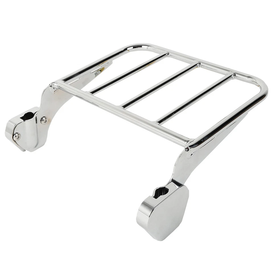 Luggage Rack Fit For Harley Touring Road King Street Glide 1997-2008 2007 Chrome - Image 3 of 4