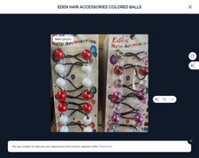 EDEN HAIR ACCESSORIES COLORED BALLS