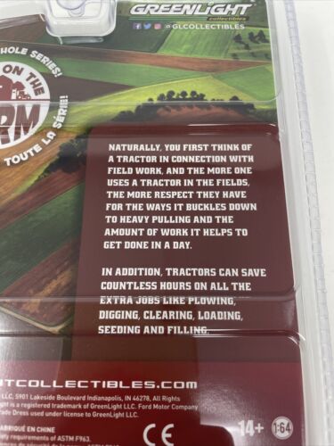 Greenlight Down On The Farm Series 6 1989 Ford 6610 Tractor W/ Canopy 1:64 New - Picture 5 of 6