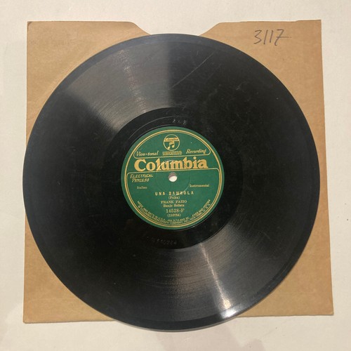 ITALIAN ~ F. FAZIO ~ MANDOLIN SOLO ~ 78 rpm ~ HEAR ~ X 3117