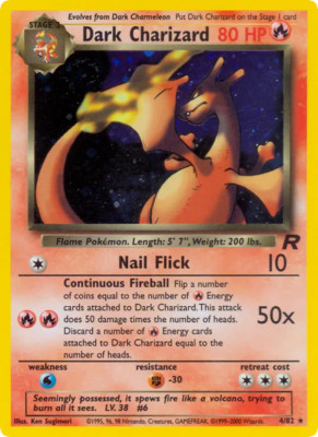 shiny black charizard pokemon card Black Charizard Card