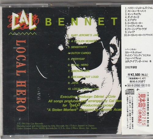 Cal Bennett – Local Hero Japan CD w/obi ALCR-290 - 第 2/2 張圖片
