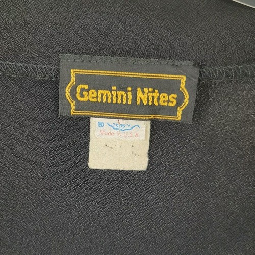 Vintage Jacke Damen 16 XL schwarz Zwillinge Nites eleganter Blazer Perlen 80er/90er Mantel - Bild 22 von 23