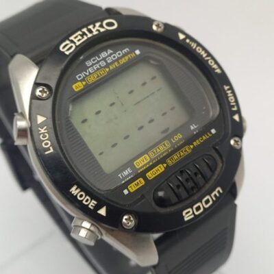 Seiko Scuba Diver's M705-5A10 Quartz Digital Vintage Men's Watch