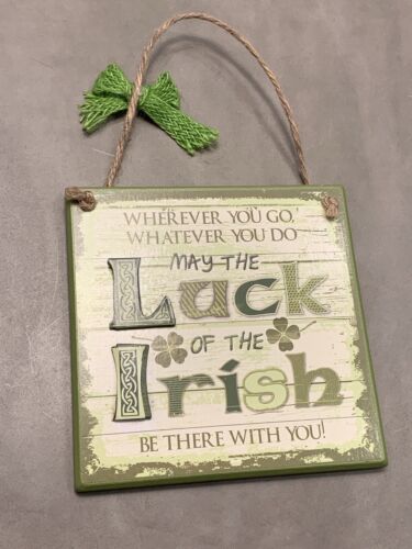 Irish Luck Türschild 14x14cm original aus Irland - Bild 1 von 1