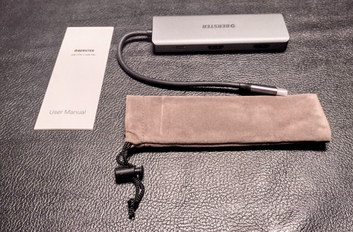 Brand New Oberster USB Type-C Hub Pro 9-in-1 Docking Station