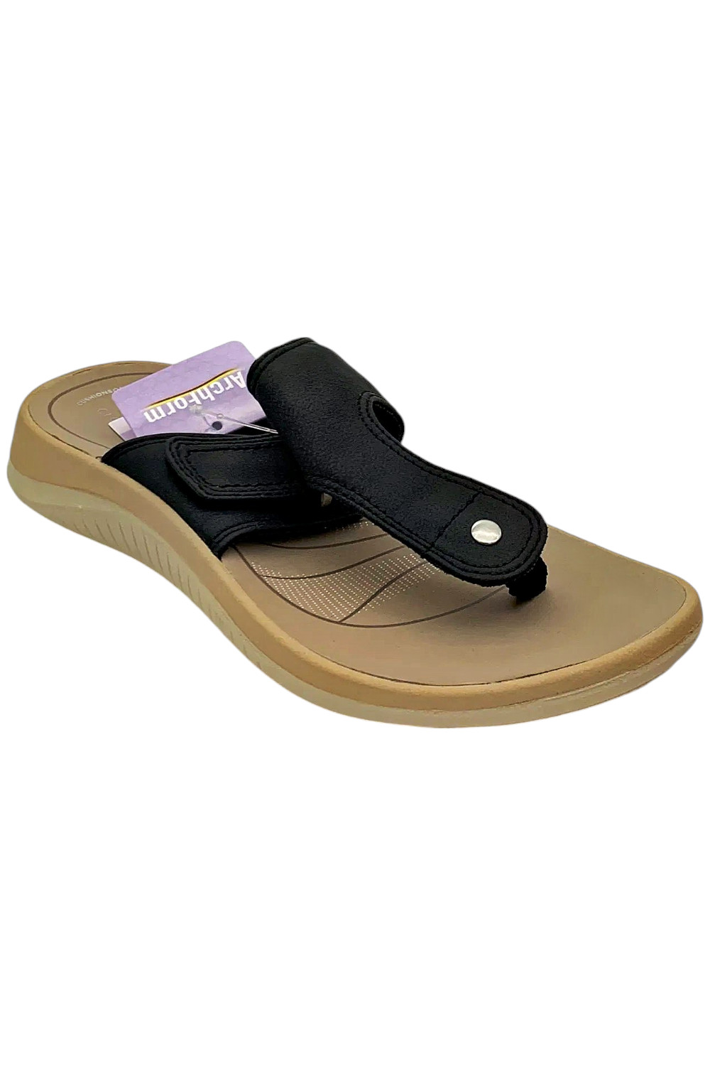 Clarks Cloudsteppers Thong Sandals Glide Walk Black 3890₽