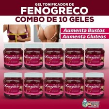 Gel de Fenogreco para Aumentar Busto y Gluteos - Combo de 10 Geles 10 PACK!!