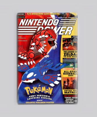 POKEMON RUBY SAPHIRE / NINTENDO POWER - 2''x3'' FRIDGE MAGNET (magazine game retro